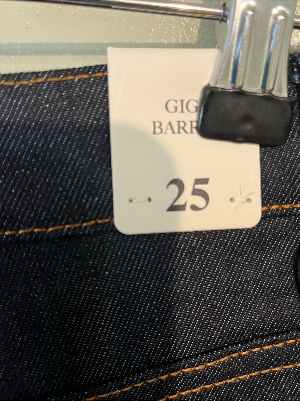 ROLLA'S High-Rise Madame  Indigo Button-Fly Women's Jeans Gigi Barrel Leg 25 NWT - Picture 8 of 14